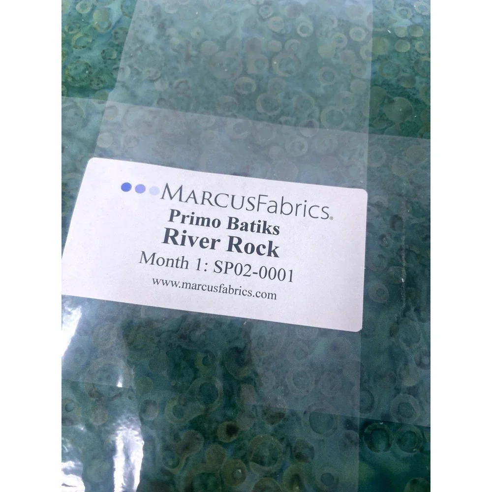 River Rock Block Of The Month by Keepsake Quilting 10 Inch Square Month One 2015